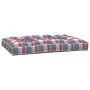 Cojines para palets 3 unidades tela a cuadros rojos by vidaXL, Cushions for chairs and sofas - Ref: Foro24-314571, Price: 61,...