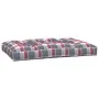 Cojines para palets 3 unidades tela a cuadros rojos by vidaXL, Cushions for chairs and sofas - Ref: Foro24-314571, Price: 52,...