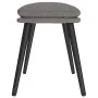 Reposapiés de tela gris claro 45x29,5x35 cm by vidaXL, Ottomans - Ref: Foro24-341493, Price: 33,42 €, Discount: %