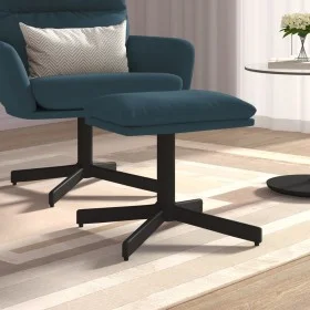 Fußstütze aus blauem Samt 60x60x36 cm von vidaXL, Osmanen - Ref: Foro24-341636, Preis: 38,47 €, Rabatt: %