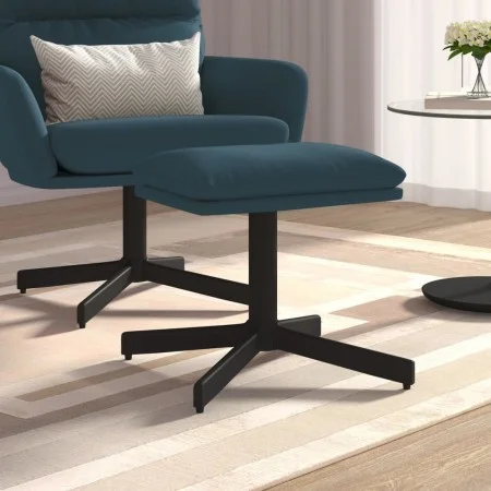 Fußstütze aus blauem Samt 60x60x36 cm von vidaXL, Osmanen - Ref: Foro24-341636, Preis: 38,47 €, Rabatt: %