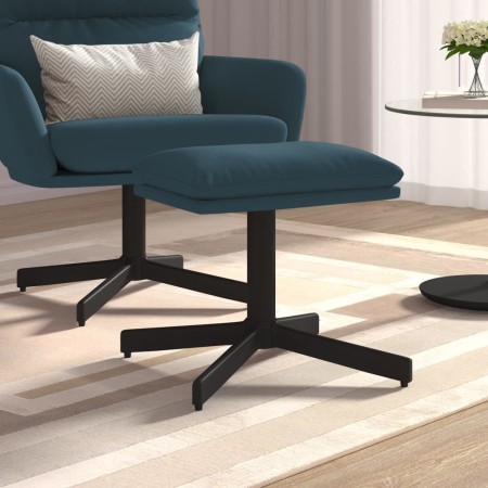 Fußstütze aus blauem Samt 60x60x36 cm von vidaXL, Osmanen - Ref: Foro24-341636, Preis: 31,58 €, Rabatt: %
