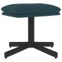 Fußstütze aus blauem Samt 60x60x36 cm von vidaXL, Osmanen - Ref: Foro24-341636, Preis: 38,47 €, Rabatt: %
