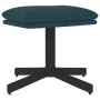 Fußstütze aus blauem Samt 60x60x36 cm von vidaXL, Osmanen - Ref: Foro24-341636, Preis: 31,58 €, Rabatt: %