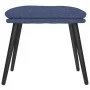 Blue fabric footstool 45x29.5x35 cm by vidaXL, Ottomans - Ref: Foro24-341497, Price: 33,53 €, Discount: %