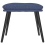 Fußhocker aus blauem Stoff, 45 x 29,5 x 35 cm von vidaXL, Osmanen - Ref: Foro24-341497, Preis: 34,16 €, Rabatt: %