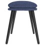 Fußhocker aus blauem Stoff, 45 x 29,5 x 35 cm von vidaXL, Osmanen - Ref: Foro24-341497, Preis: 34,16 €, Rabatt: %