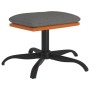 Light gray fabric and synthetic leather footstool 60x60x36 cm by vidaXL, Ottomans - Ref: Foro24-341607, Price: 31,69 €, Disco...