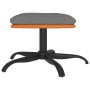Light gray fabric and synthetic leather footstool 60x60x36 cm by vidaXL, Ottomans - Ref: Foro24-341607, Price: 31,69 €, Disco...