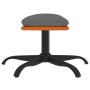 Light gray fabric and synthetic leather footstool 60x60x36 cm by vidaXL, Ottomans - Ref: Foro24-341607, Price: 31,69 €, Disco...