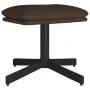 Reposapiés de cuero sintético marrón 60x60x36 cm de vidaXL, Otomanas - Ref: Foro24-341639, Precio: 48,00 €, Descuento: %