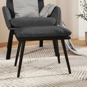 Reposapiés tela y cuero sintético gris oscuro 45x29,5x35 cm von vidaXL, Osmanen - Ref: Foro24-341516, Preis: 33,61 €, Rabatt: %