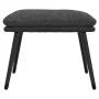 Reposapiés tela y cuero sintético gris oscuro 45x29,5x35 cm by vidaXL, Ottomans - Ref: Foro24-341516, Price: 33,58 €, Discoun...