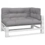 Kissen für Paletten, 3 Stück, grauer Stoff. von vidaXL, Kissen für Stühle und Sofas - Ref: Foro24-314559, Preis: 103,24 €, Ra...