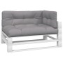 Kissen für Paletten, 3 Stück, grauer Stoff. von vidaXL, Kissen für Stühle und Sofas - Ref: Foro24-314559, Preis: 105,58 €, Ra...