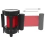 Rote einziehbare Bandabsperrung 200 cm von vidaXL, Sicherheitsbarrieren - Ref: Foro24-51163, Preis: 18,82 €, Rabatt: %