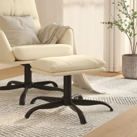 Fußhocker aus cremefarbenem Stoff, 60 x 60 x 36 cm von vidaXL, Osmanen - Ref: Foro24-341569, Preis: 38,53 €, Rabatt: %