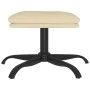Cream fabric footstool 60x60x36 cm by vidaXL, Ottomans - Ref: Foro24-341569, Price: 38,53 €, Discount: %