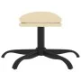 Fußhocker aus cremefarbenem Stoff, 60 x 60 x 36 cm von vidaXL, Osmanen - Ref: Foro24-341569, Preis: 38,53 €, Rabatt: %