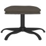 Fußstütze aus dunkelgrauem Samt 60x60x36 cm von vidaXL, Osmanen - Ref: Foro24-341579, Preis: 40,67 €, Rabatt: %