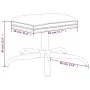 Fußstütze aus dunkelgrauem Samt 60x60x36 cm von vidaXL, Osmanen - Ref: Foro24-341579, Preis: 40,03 €, Rabatt: %