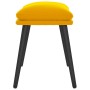 Mustard yellow velvet footrest 45x29.5x35 cm by vidaXL, Ottomans - Ref: Foro24-341511, Price: 33,83 €, Discount: %