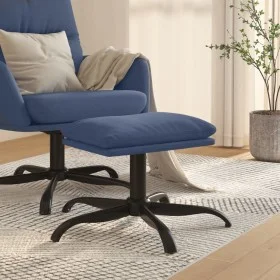 Fußhocker aus blauem Stoff, 60 x 60 x 36 cm von vidaXL, Osmanen - Ref: Foro24-341571, Preis: 35,57 €, Rabatt: %