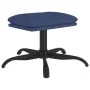 Blue fabric footstool 60x60x36 cm by vidaXL, Ottomans - Ref: Foro24-341571, Price: 35,56 €, Discount: %