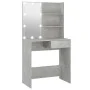 Concrete gray LED dressing table 74.5x40x141 cm by vidaXL, Bedroom Dressers - Ref: Foro24-808805, Price: 87,73 €, Discount: %