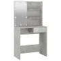 Concrete gray LED dressing table 74.5x40x141 cm by vidaXL, Bedroom Dressers - Ref: Foro24-808805, Price: 87,73 €, Discount: %