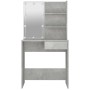 Tocador con LED color gris hormigón 74,5x40x141 cm de vidaXL, Tocadores para dormitorios - Ref: Foro24-808805, Precio: 92,69 ...