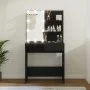 Black vanity with LED lights 74.5x40x141 cm by vidaXL, Bedroom Dressers - Ref: Foro24-833288, Price: 91,69 €, Discount: %