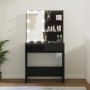 Tocador con LED negro 74,5x40x141 cm de vidaXL, Tocadores para dormitorios - Ref: Foro24-833288, Precio: 91,69 €, Descuento: %