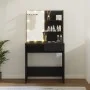 Black vanity with LED lights 74.5x40x141 cm by vidaXL, Bedroom Dressers - Ref: Foro24-833288, Price: 91,69 €, Discount: %