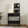 Tocador con LED negro 74,5x40x141 cm de vidaXL, Tocadores para dormitorios - Ref: Foro24-833288, Precio: 91,69 €, Descuento: %