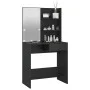 Black vanity with LED lights 74.5x40x141 cm by vidaXL, Bedroom Dressers - Ref: Foro24-833288, Price: 91,69 €, Discount: %