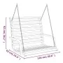 Curved wooden swing bench with teak finish 126x63x92 cm by vidaXL, Garden rockers - Ref: Foro24-313940, Price: 168,07 €, Disc...