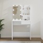 Tocador con LED blanco 74,5x40x141 cm de vidaXL, Tocadores para dormitorios - Ref: Foro24-808801, Precio: 96,78 €, Descuento: %