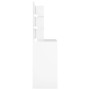 Tocador con LED blanco 74,5x40x141 cm de vidaXL, Tocadores para dormitorios - Ref: Foro24-808801, Precio: 96,78 €, Descuento: %