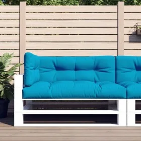 Cushions for pallet sofa 3 units blue fabric by vidaXL, Cushions for chairs and sofas - Ref: Foro24-314562, Price: 67,11 €, D...