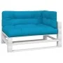 Cushions for pallet sofa 3 units blue fabric by vidaXL, Cushions for chairs and sofas - Ref: Foro24-314562, Price: 67,11 €, D...