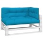Kissen für Palettensofa 3 Einheiten aus blauem Stoff von vidaXL, Kissen für Stühle und Sofas - Ref: Foro24-314562, Preis: 68,...
