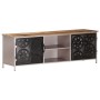 Mueble para TV de madera de mango rugosa 120x30x40 cm