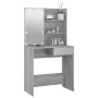 Sonoma grauer LED-Schminktisch 74,5 x 40 x 141 cm von vidaXL, Schlafzimmerkommoden - Ref: Foro24-820482, Preis: 89,79 €, Raba...