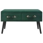 Mesa de centro de terciopelo verde 80x40x46 cm de vidaXL, Mesas de centro - Ref: Foro24-247548, Precio: 90,70 €, Descuento: %