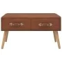 Kunstleder-Couchtisch in Braun 80x40x46 cm von vidaXL, Couchtisch - Ref: Foro24-247543, Preis: 72,43 €, Rabatt: %
