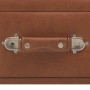 Mesa de centro de cuero sintético marrón 80x40x46 cm by vidaXL, Coffee table - Ref: Foro24-247543, Price: 73,29 €, Discount: %