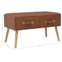 Kunstleder-Couchtisch in Braun 80x40x46 cm von vidaXL, Couchtisch - Ref: Foro24-247543, Preis: 72,43 €, Rabatt: %