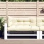 Cushions for pallet sofa 3 units cream fabric by vidaXL, Cushions for chairs and sofas - Ref: Foro24-314560, Price: 85,15 €, ...
