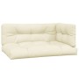 Cushions for pallet sofa 3 units cream fabric by vidaXL, Cushions for chairs and sofas - Ref: Foro24-314560, Price: 93,80 €, ...